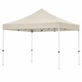 Beige Pop-Up Square Canopy Tent Polyester 300cm