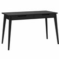 Black MDF Rectangular Desk with Drawers 120cm x 60cm x 75cm