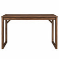 Rectangular Solid Wood Desk Brown 120cm x 60cm x 75cm