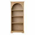 Wood Bookshelf with Natural Finish 180cm x 75cm x 30cm