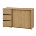 Wood Sideboard with 3 Drawers and 2 Doors