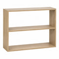 Rectangular Bamboo Bookcase 80cm x 25cm x 60cm