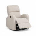 Recliner Chair with Adjustable Backrest Beige 102cm
